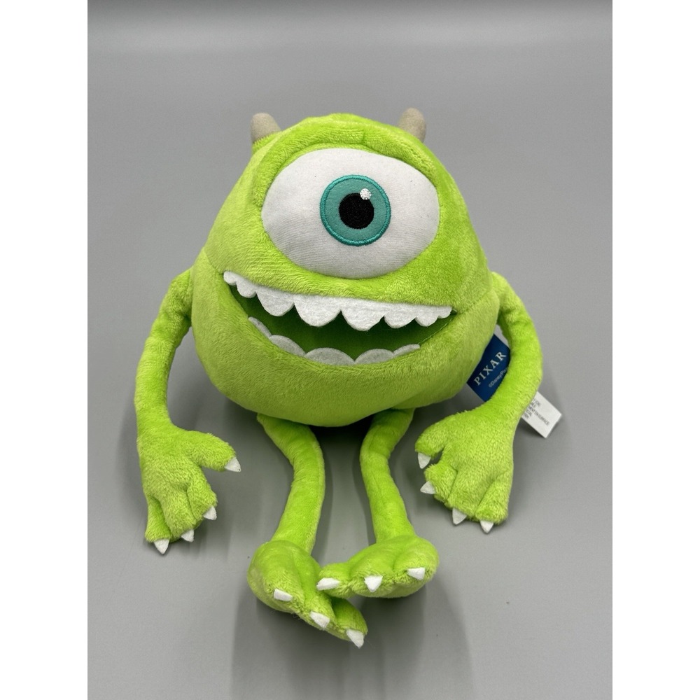 Disney Mattel Monsters University Mike Wazowski Plush 10" Stuffed Doll Animal